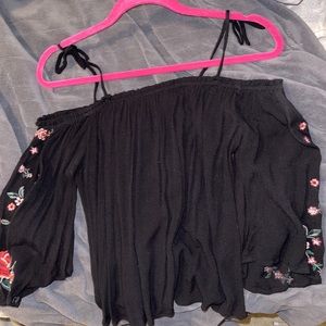 Off the shoulder Aeropostale shirt